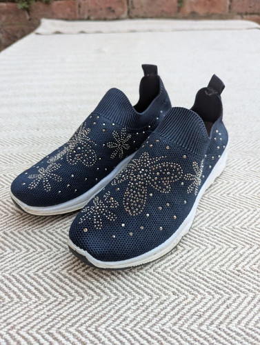 Heavenly feet navy blue and - blue,